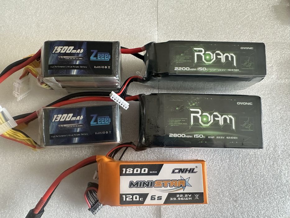 LiPo 4s 6s 8s 1300-10000 120C-150С FPv Оригінал 100% гарантія ємкості