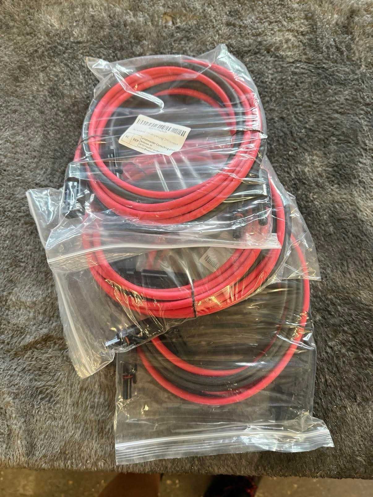 Kabel solarny z wtyczkami 3M/6mm2