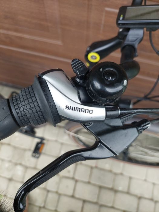 Rower EcoBike X-CITY elektryk Coffee piękny