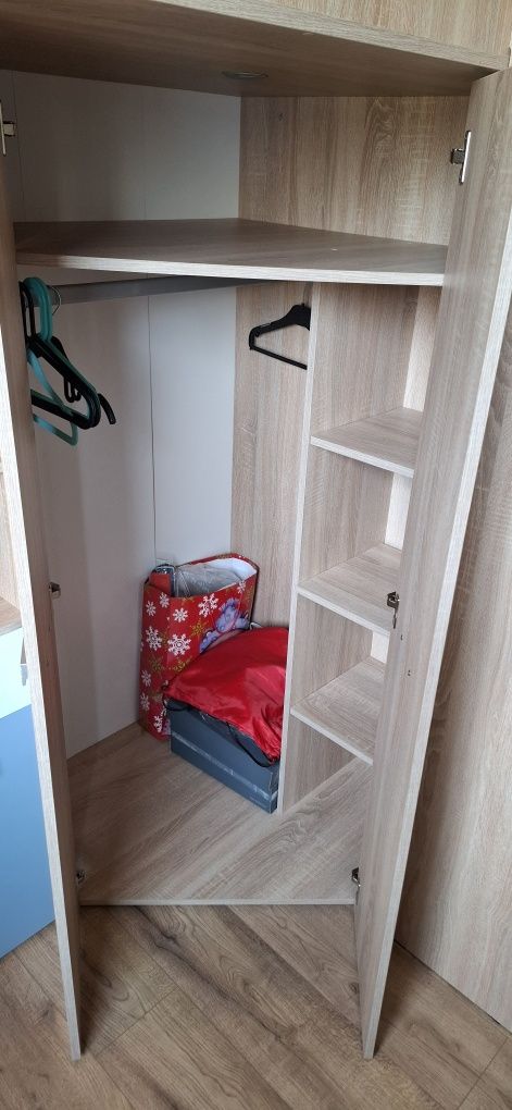 Łóżko, szafa, biurko dla dziecka. BDB Stan. 3w1