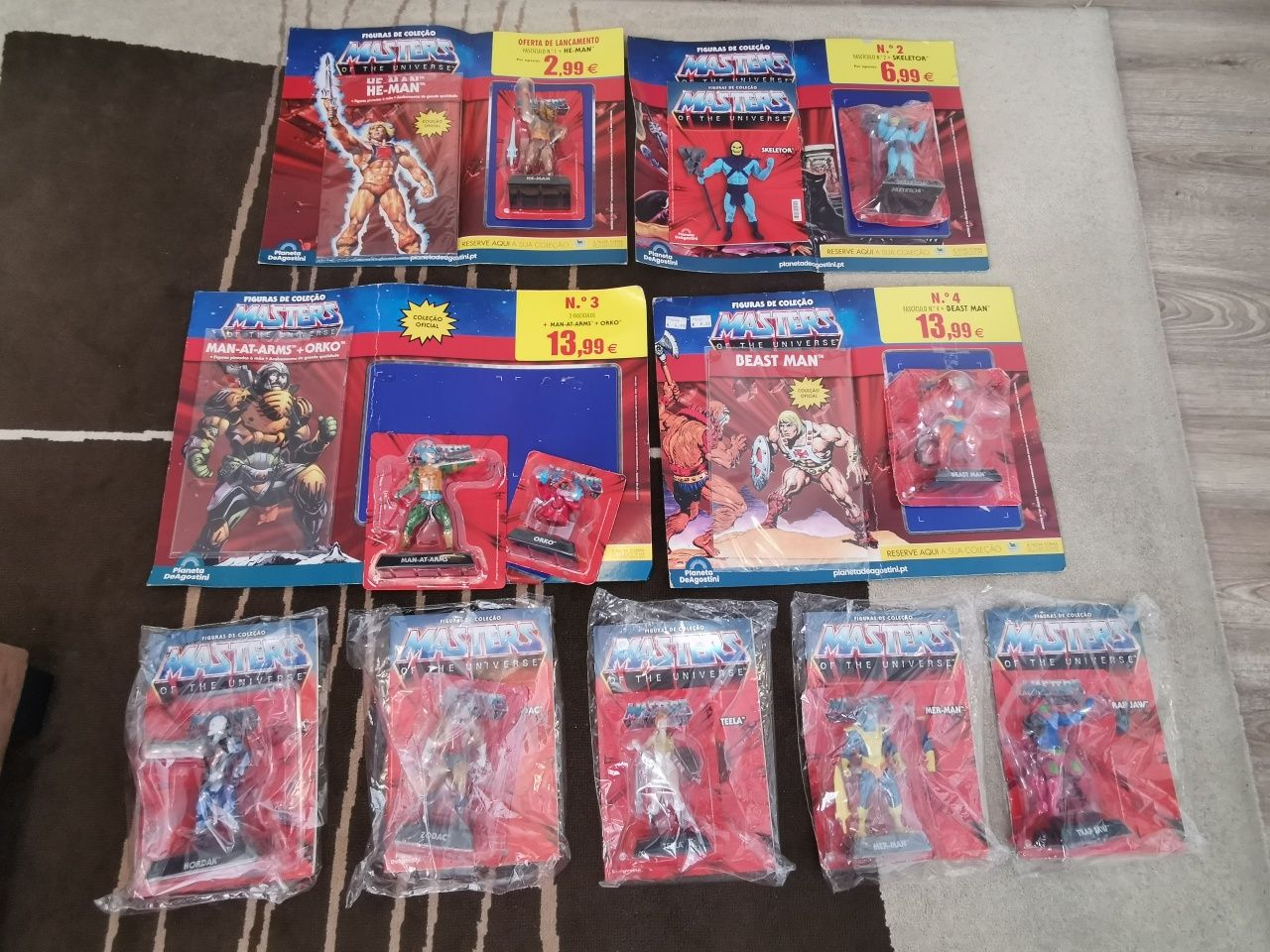 Coleção "MASTERS OF THE UNIVERSE" completa.