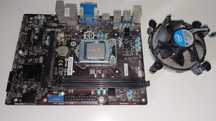 Płyta główna ACTINA H81M-E34 + Core i5-4400 + FAN z wadą