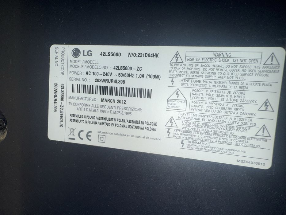 Telewizor LG 42LS5600