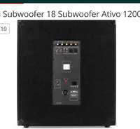 Subwoofer 18 ibiza 1200w amplificado