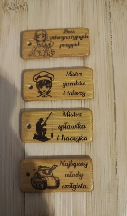 Breloki grawerowane na zamówienie