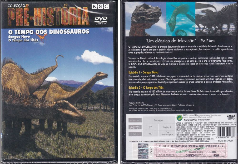 DVD - BBC Colecção PRÉ-HISTÓRIA