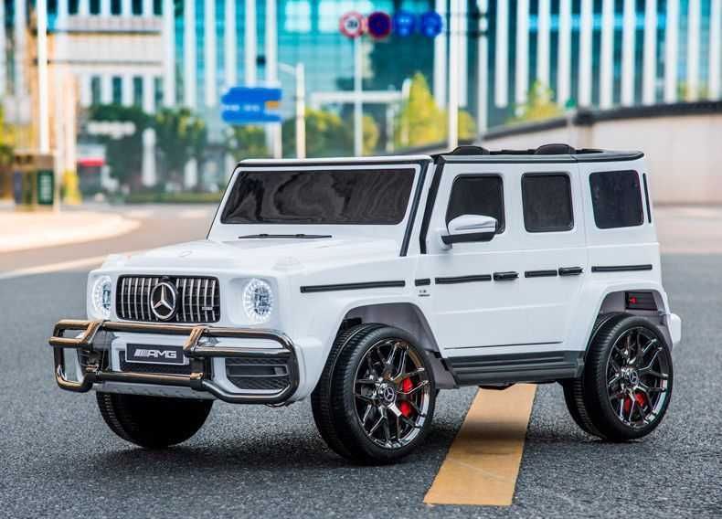 Детский двухместный электромобиль Mercedes Benz G 63 AMG свет,MP3, USB