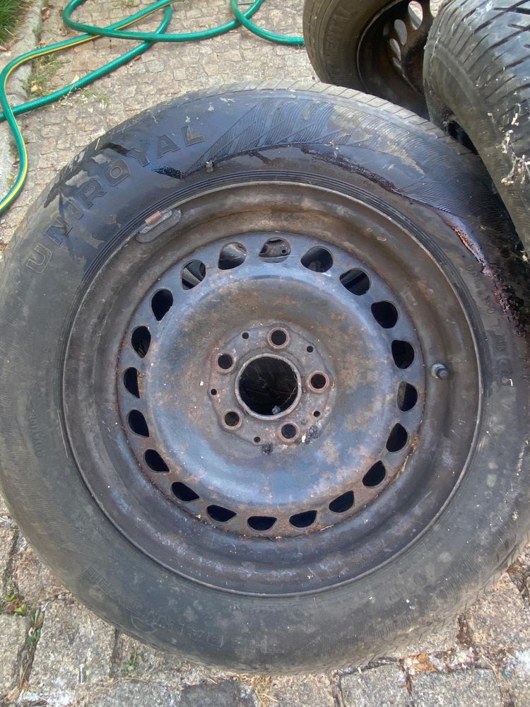 5 jantes 15” de ferro mercedes