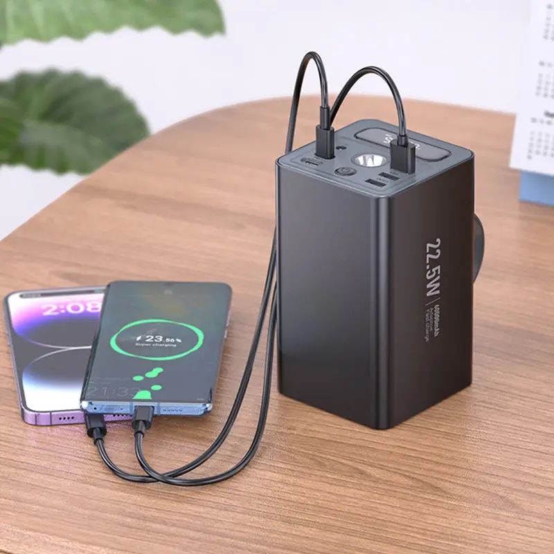 Павербанк с выходом DC12v Hoco j138  60000mAh 22.5w (повербанк)
