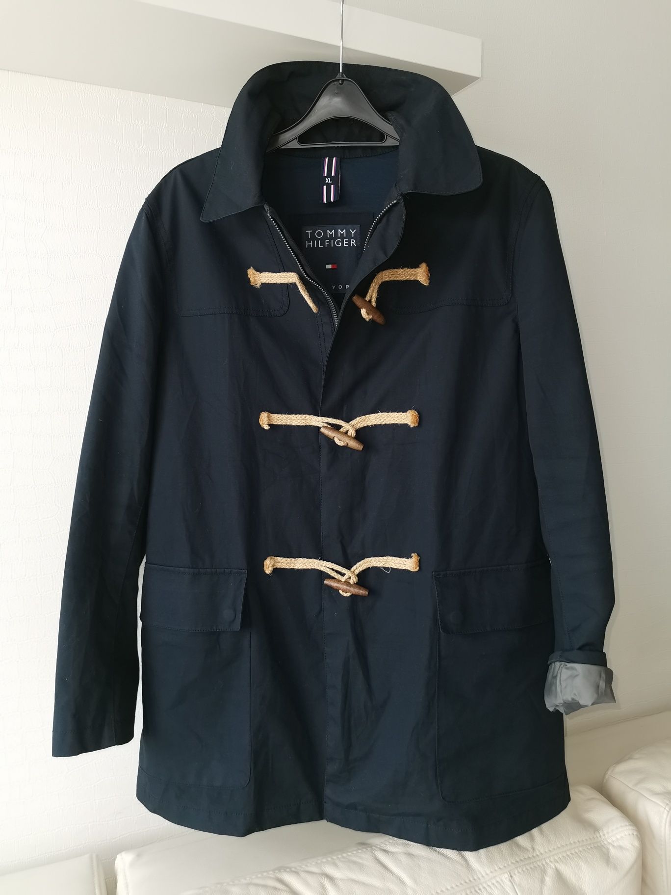 Tommy Hilfiger xl/xxl lekka kurtka wiosenna budrysówka nylon