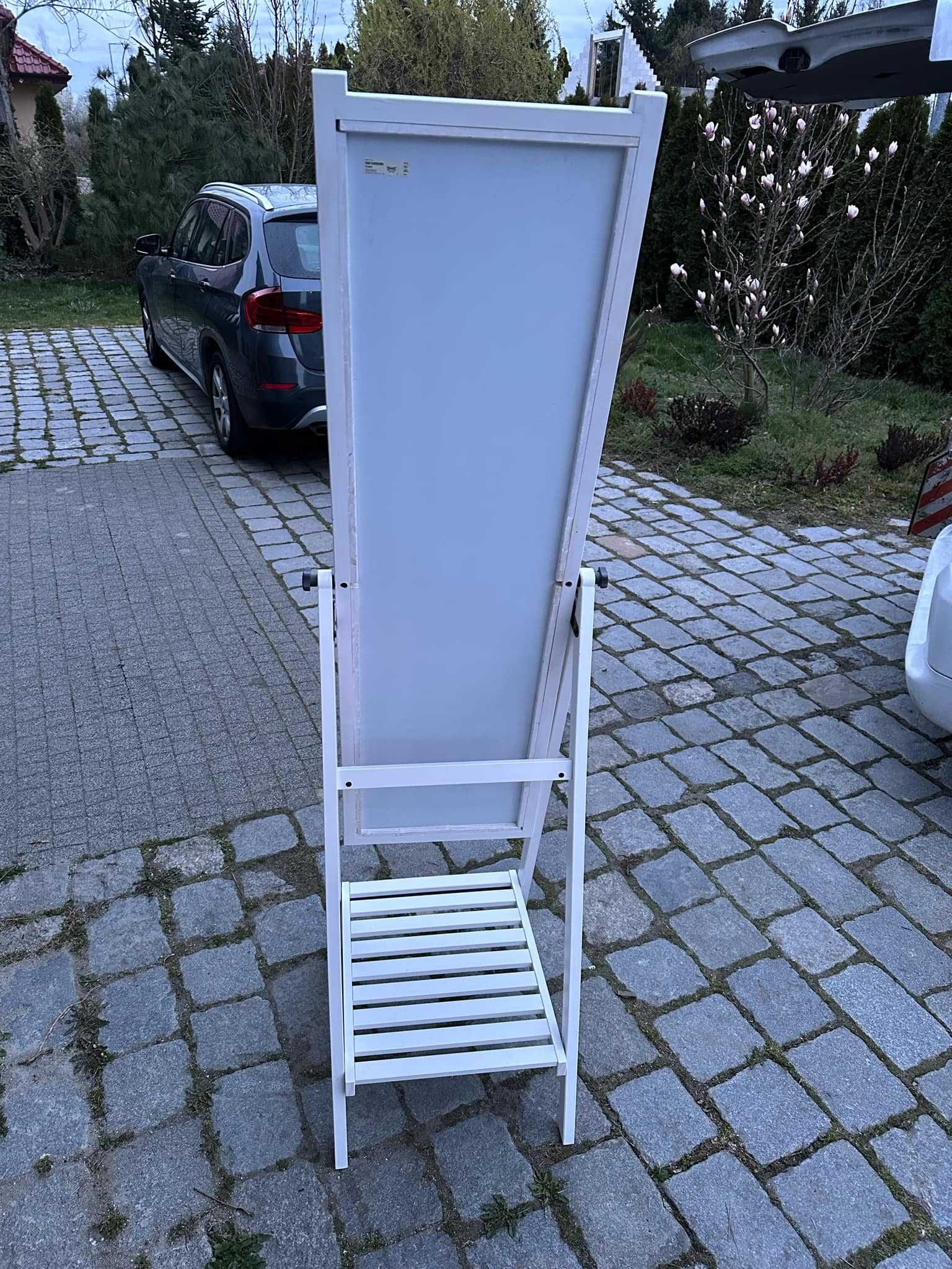 lustro białe stojące