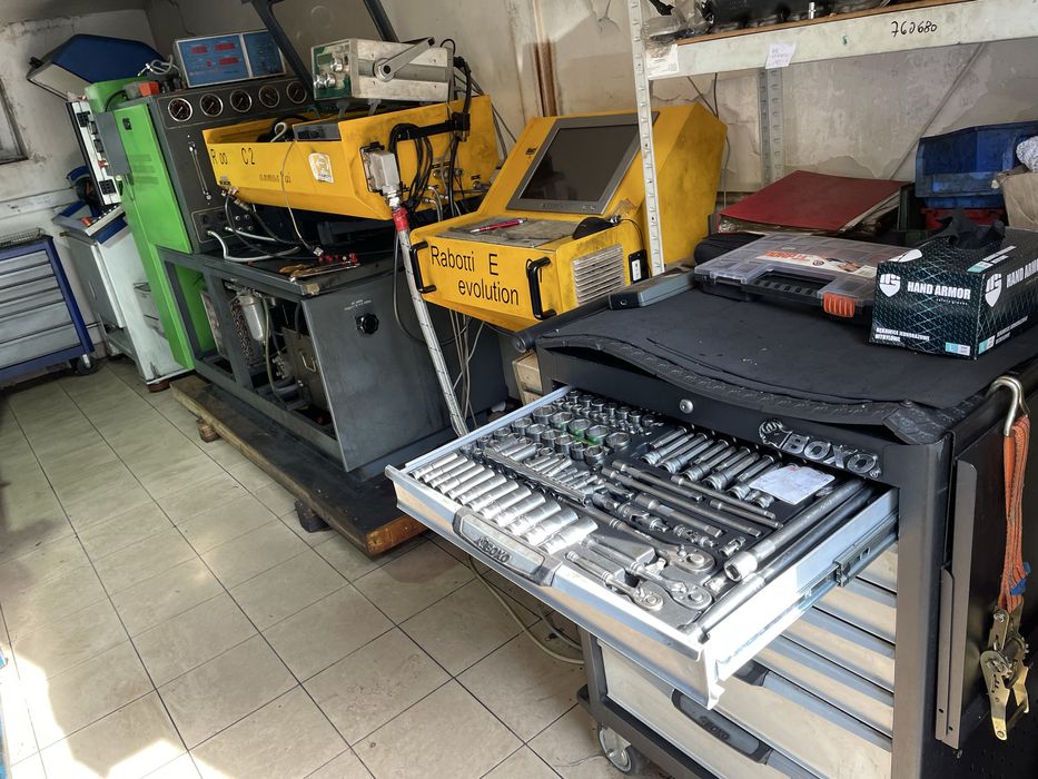 Warsztat do regeneracji wtryskiwaczy oraz turbosprężarek