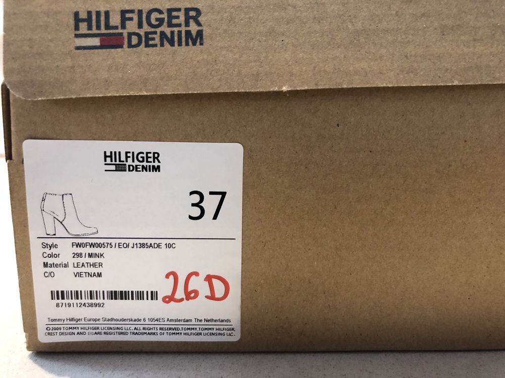 Botki Hilfiger Denim r. 37