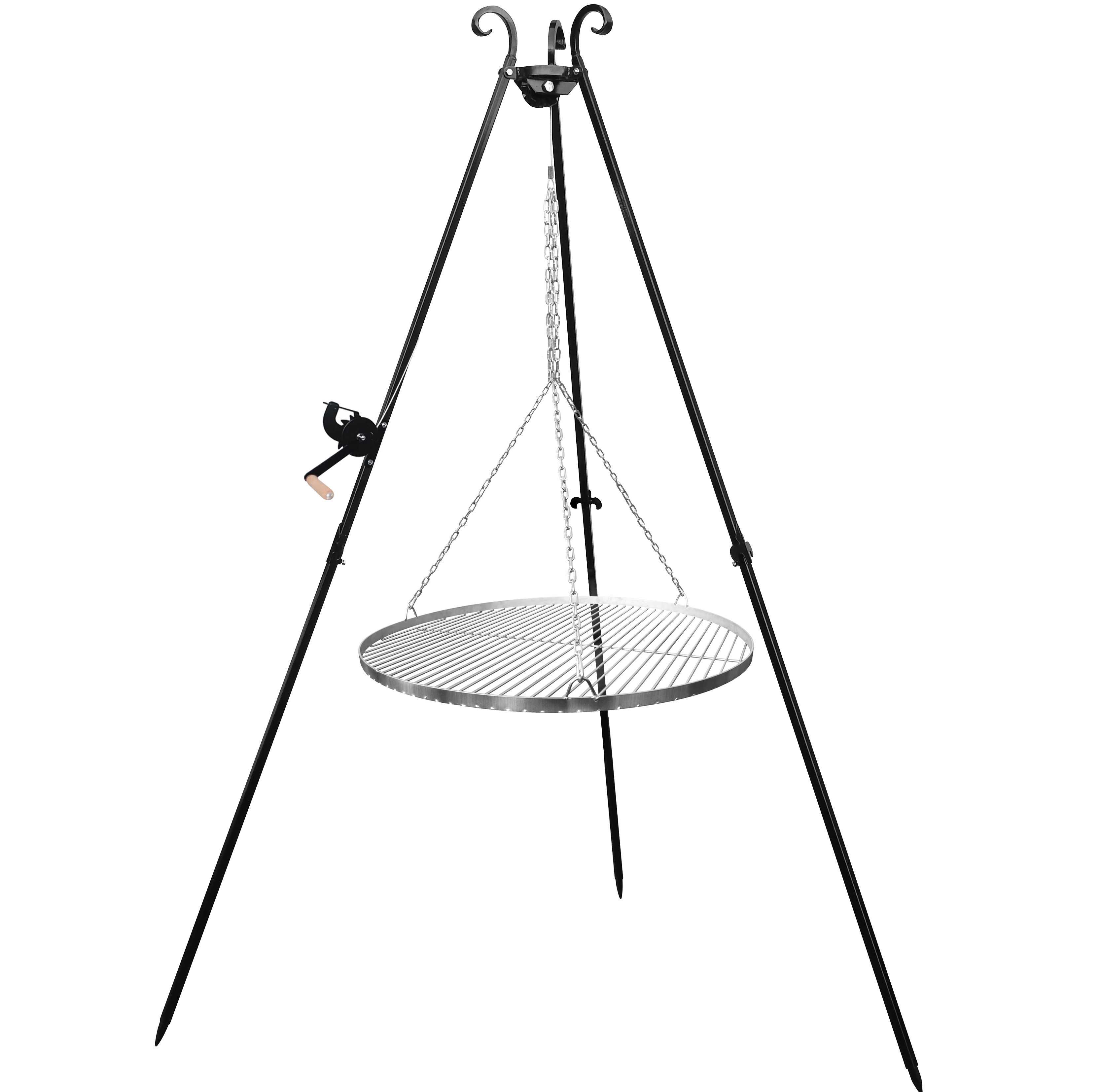Grill trójnóg ogrodowy ogniskowy ruszt 60 Nierdzewny Kwasoodporny