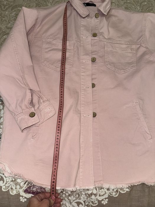 Пиджак рубашка куртка котоновая Zara р40