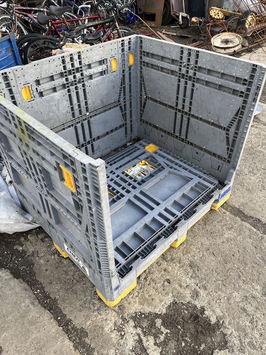 skrzyniopaleta pojemnik kontener plastikowy składany