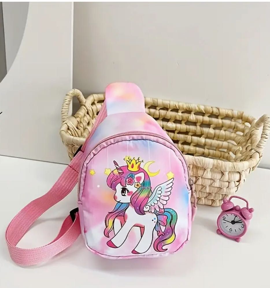 Mochila pequena Unicórnio para menina NOVA