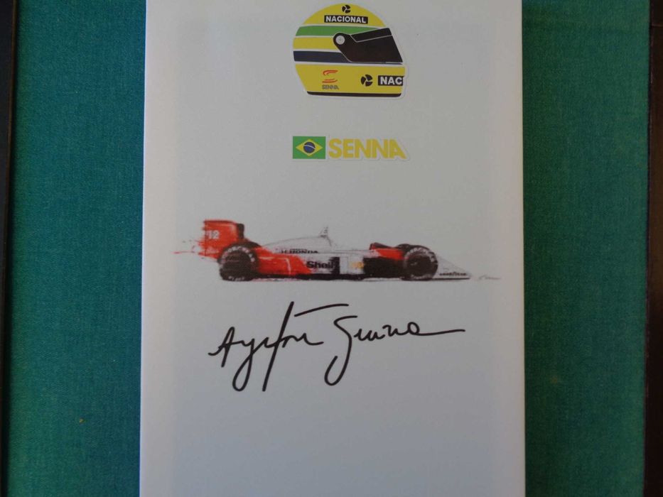 AYRTON SENNA impressão Arte em Tela