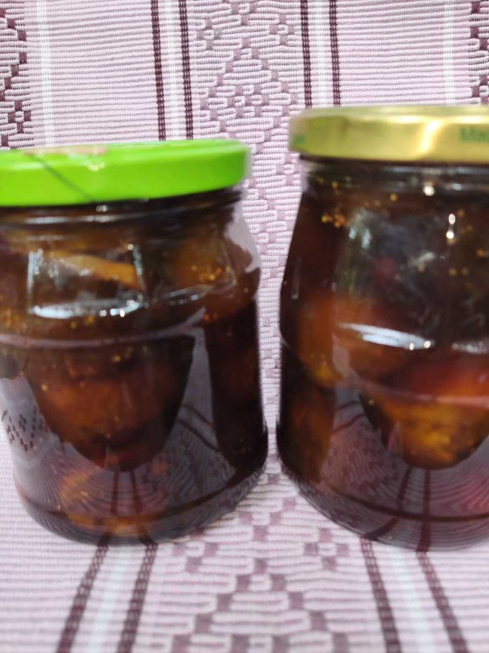 Домашнее варенье Инжир, Персик, Ежевика,Айва.джем из Калины