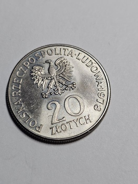 Moneta nr.93 nominał 20 zł rok 1978 za 10 zł