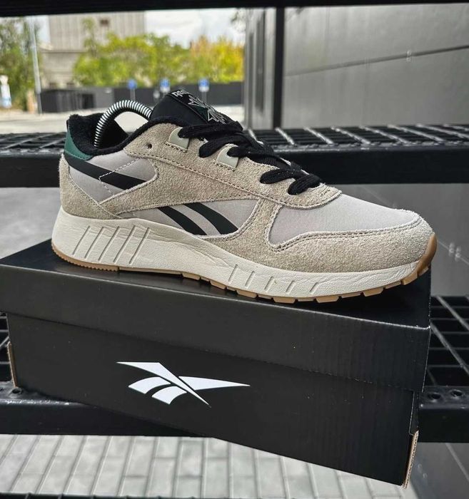 Кроссовки Рибок мужские замшевые Reebok натуральная замша