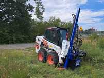 Kafar hydrauliczny MSK20 SKID STEER PRO miniładowarka fotowoltaika