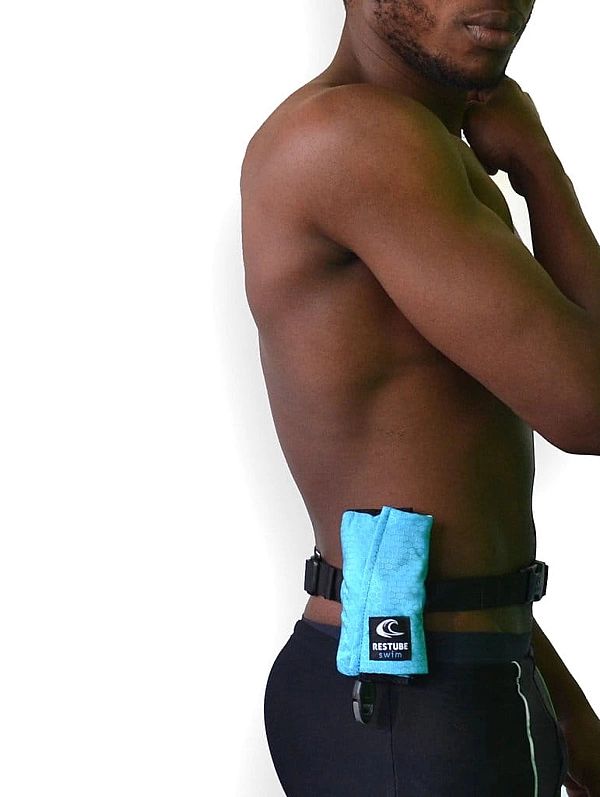 Bojka asekuracyjna RESTUBE swim Black Icemint
