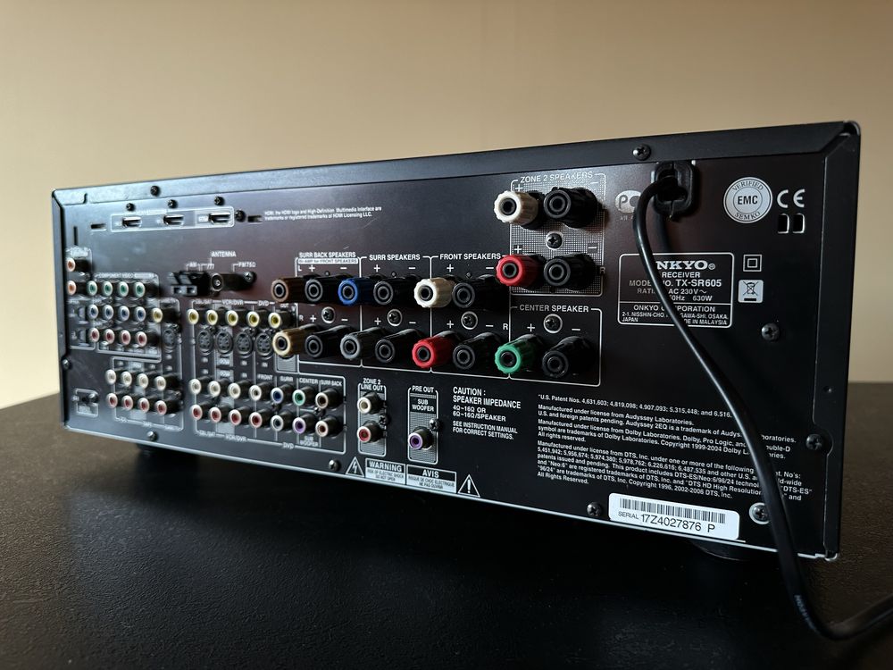 Onyoko Kino Domowe TX-SR605 speaker cena tylko dzisiaj do zabrania