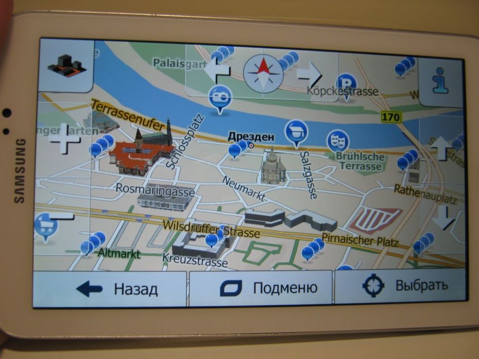 Планшет – GPS навигатор Samsung Galaxy Tab 3, IGO Truck! Европа 2024р!
