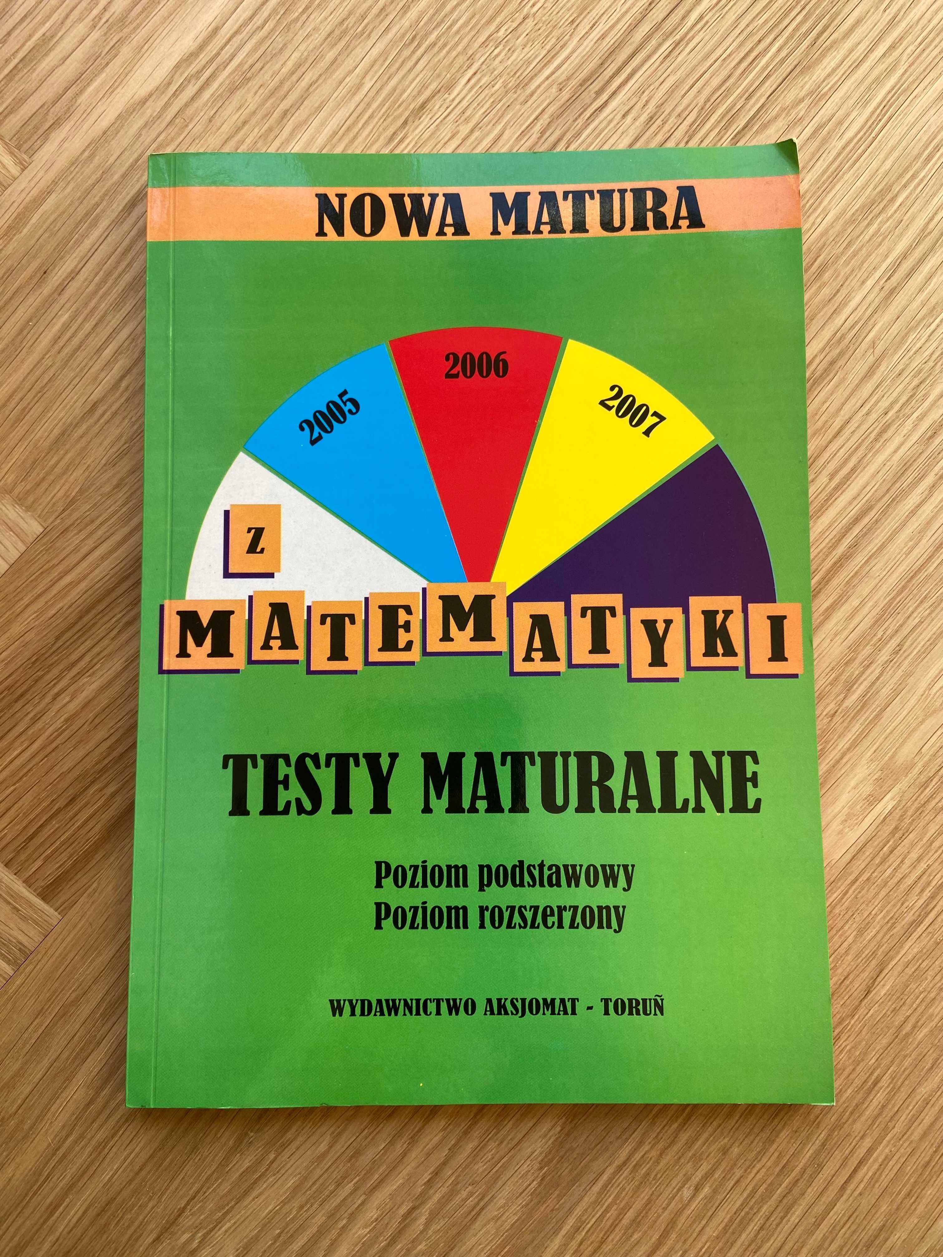 Testy maturalne z matematyki, poziom podstawowy i rozszerzony