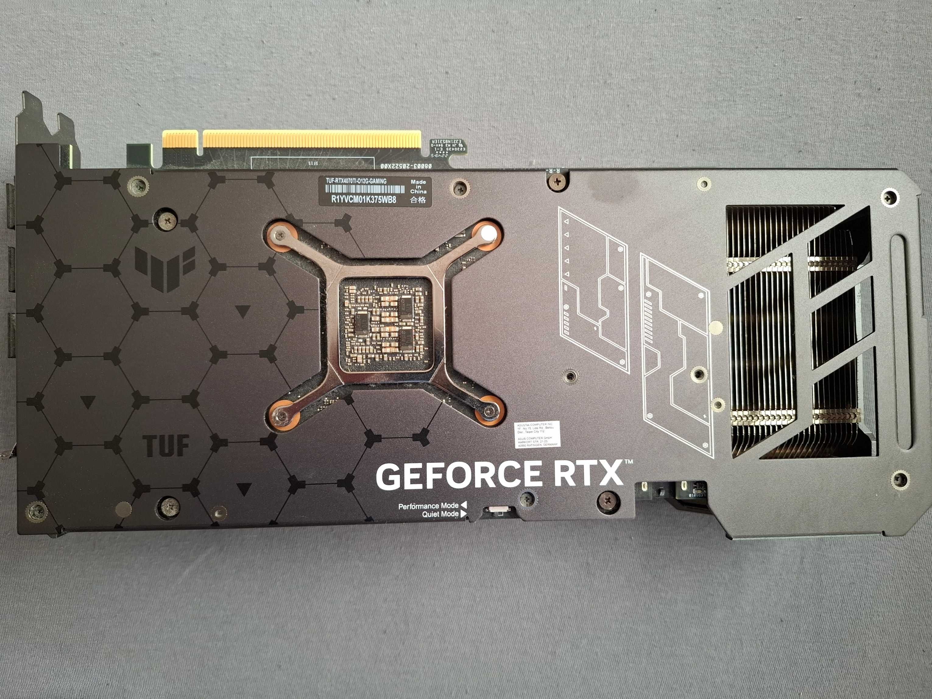 Asus TUF Gaming RTX 4070 Ti OC 12GB GDDR6X Gwarancja FV