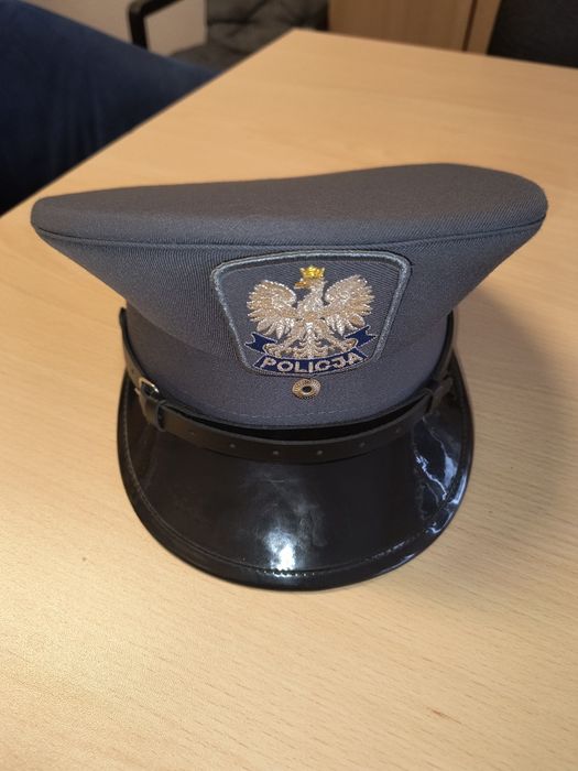 Czapka gabardynowa galowa Policja rozm. 54