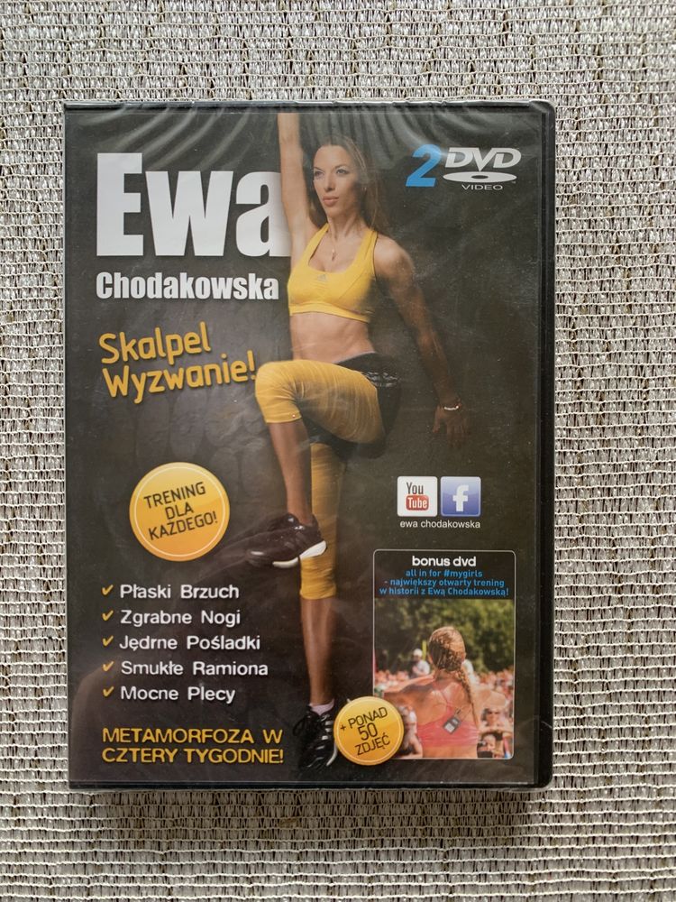 2x DVD Ewa Chodakowska Skalpel Wyzwanie