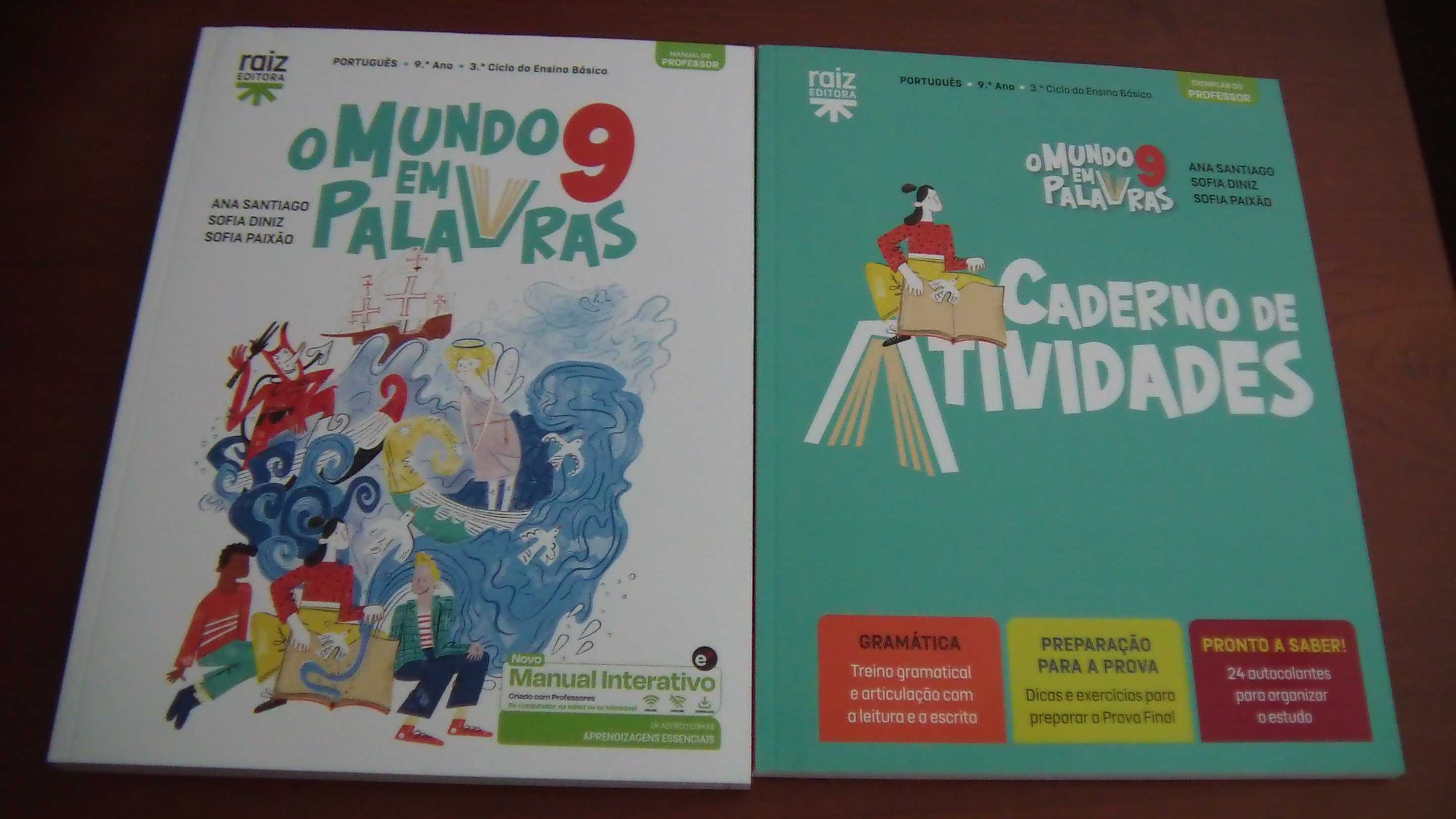 O mundo em palavras 9 - Português - 9.º Manual com caderno (Professor)