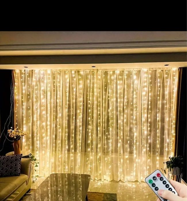 LED штора гирлянда 3/2м
