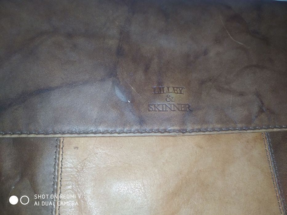 Винтажная кожаная женская сумка мессенджер LILLEY & SKINNER кожа