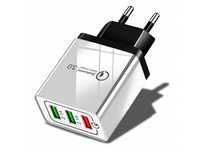 Ładowarka Sieciowa 3 porty do ładowania USB