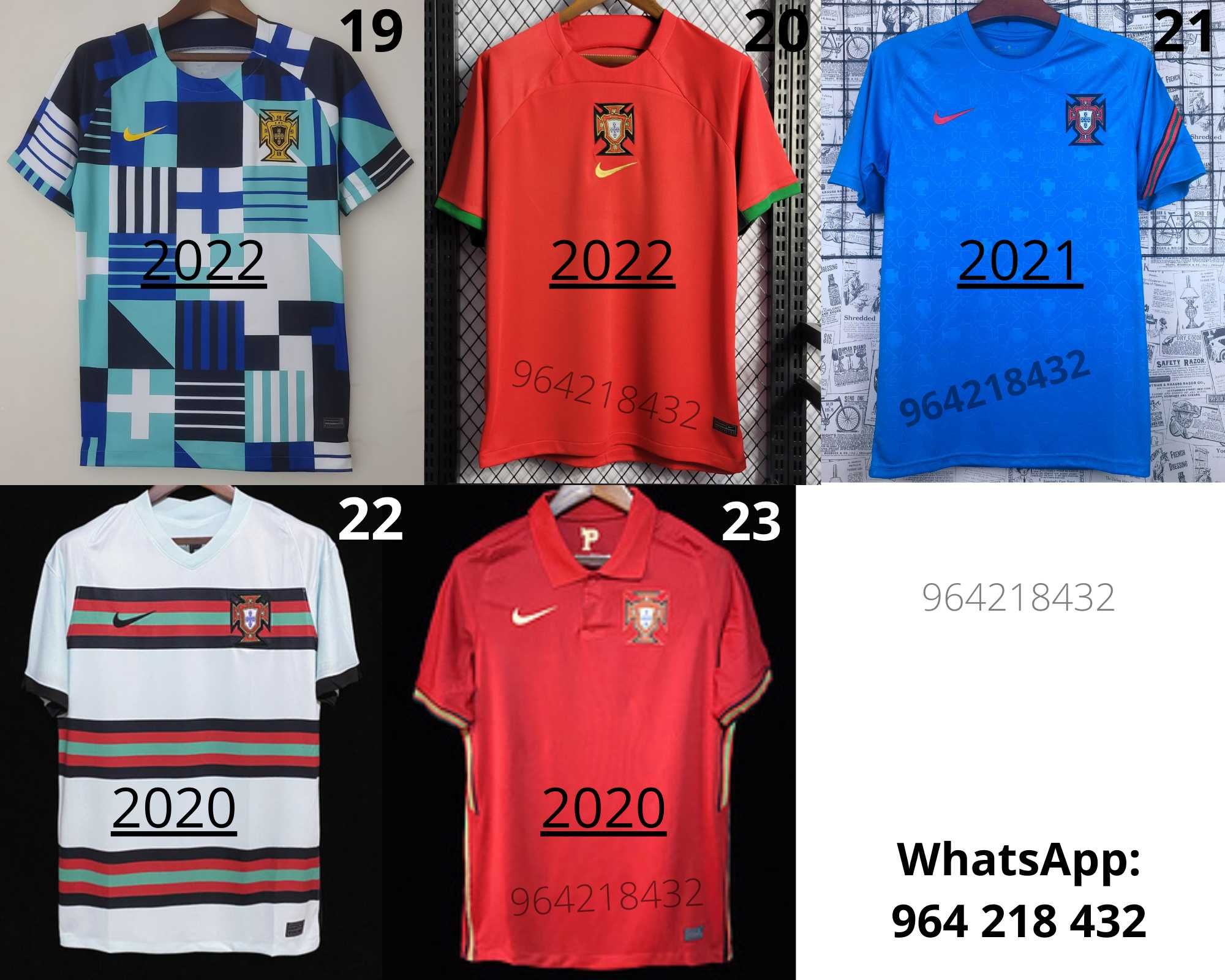 Camisola da Seleção Portuguesa Fan/Torcedor 2023/2024.