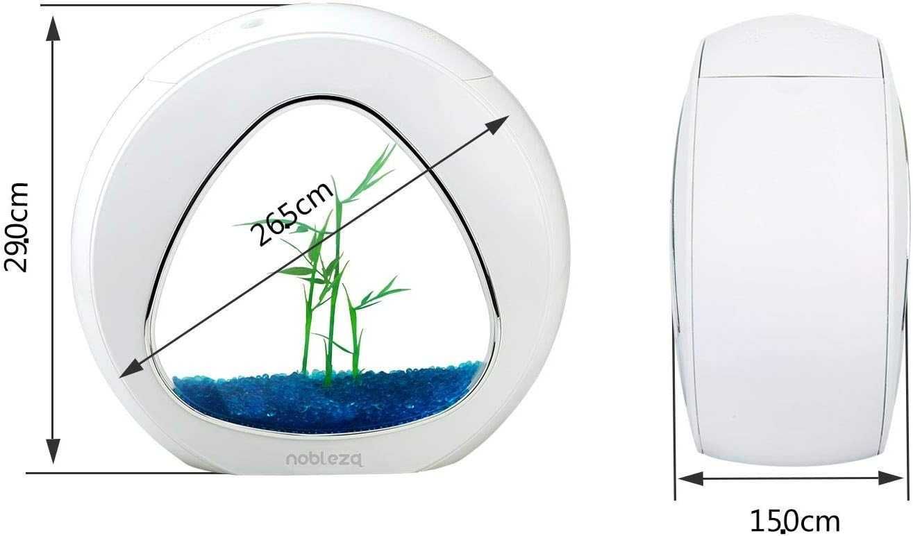 Akwarium Design ze szklanym okienkiem i światłem LED