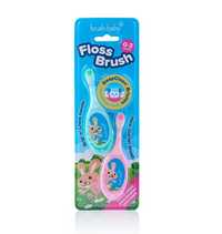 Дитяча зубна щітка Brush-Baby FlossBrush 0 до 3 років (2 шт)