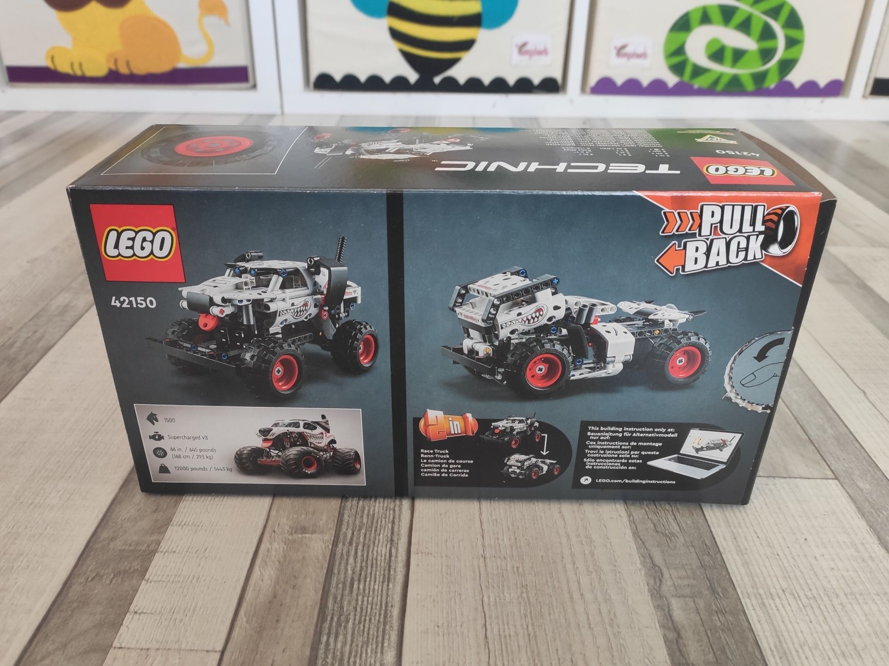 Pusty karton LEGO technic 42150 Monster Jam Monster Mutt Dalmatian