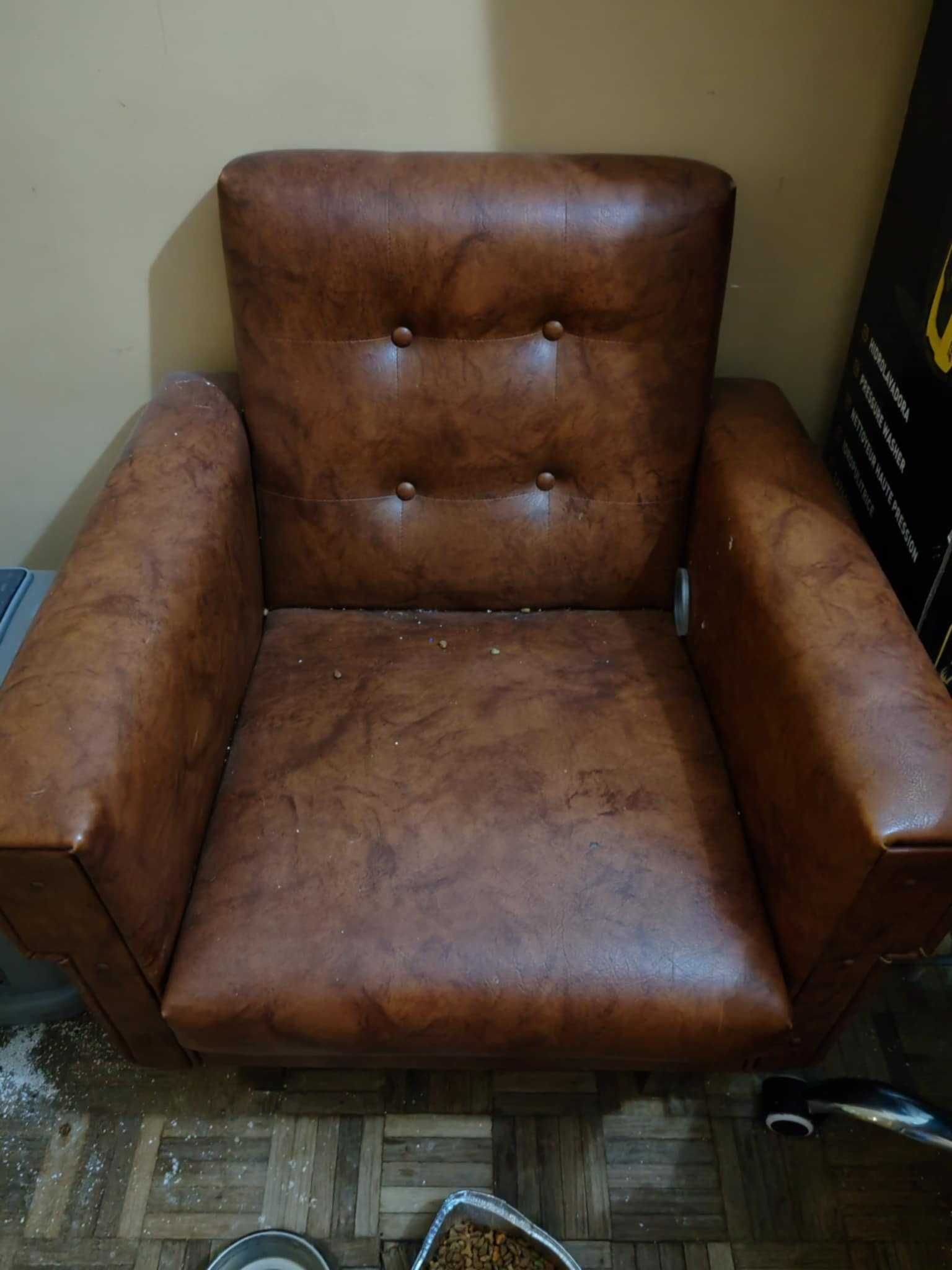 Sofá cama de 4 lugares + 2 sofás de 1 lugar