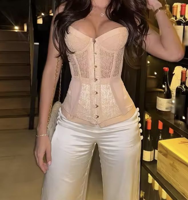 Корсет чорний в стилі Agent Provocateur