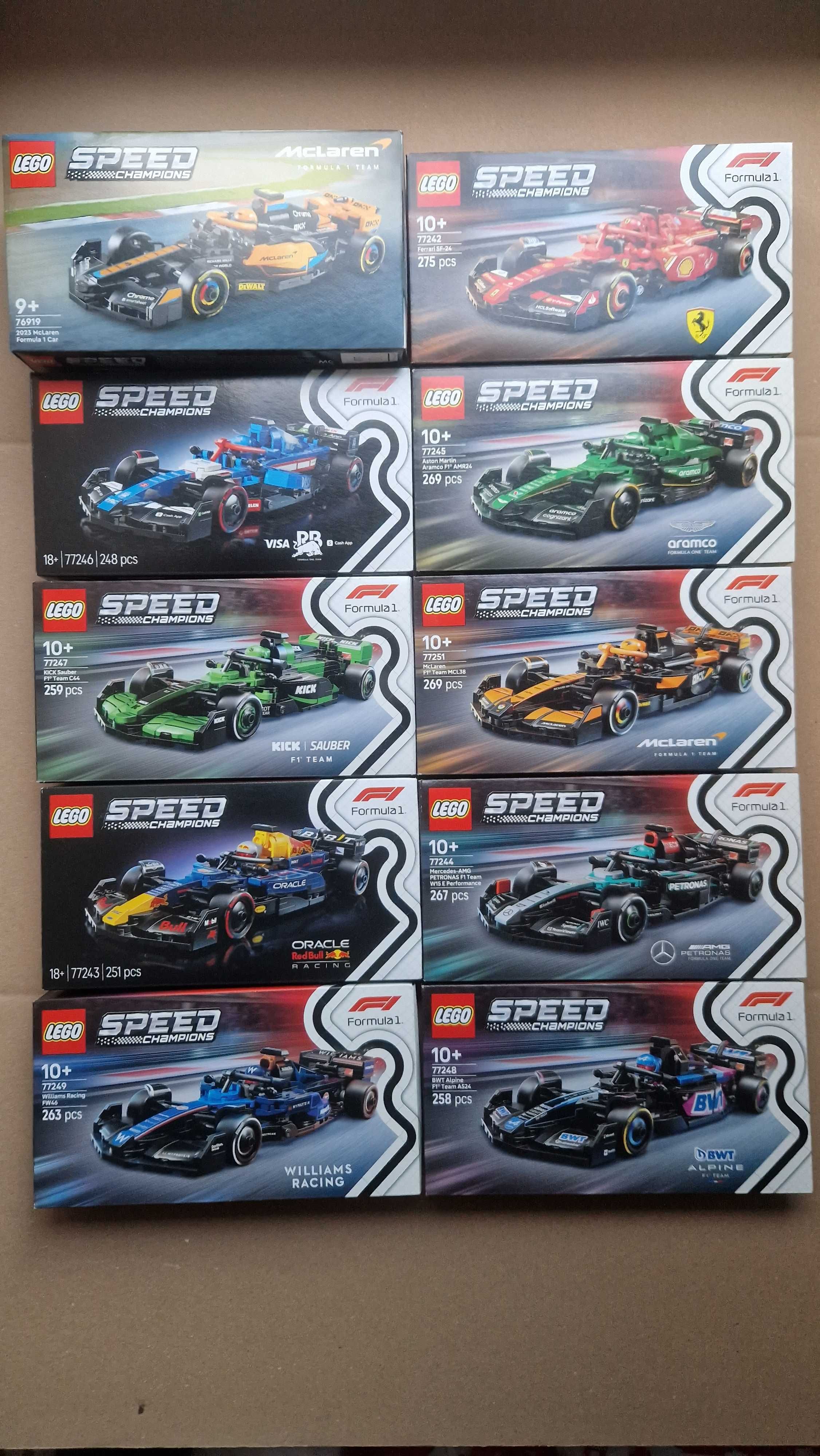 Lego Speed Champions F1 x10