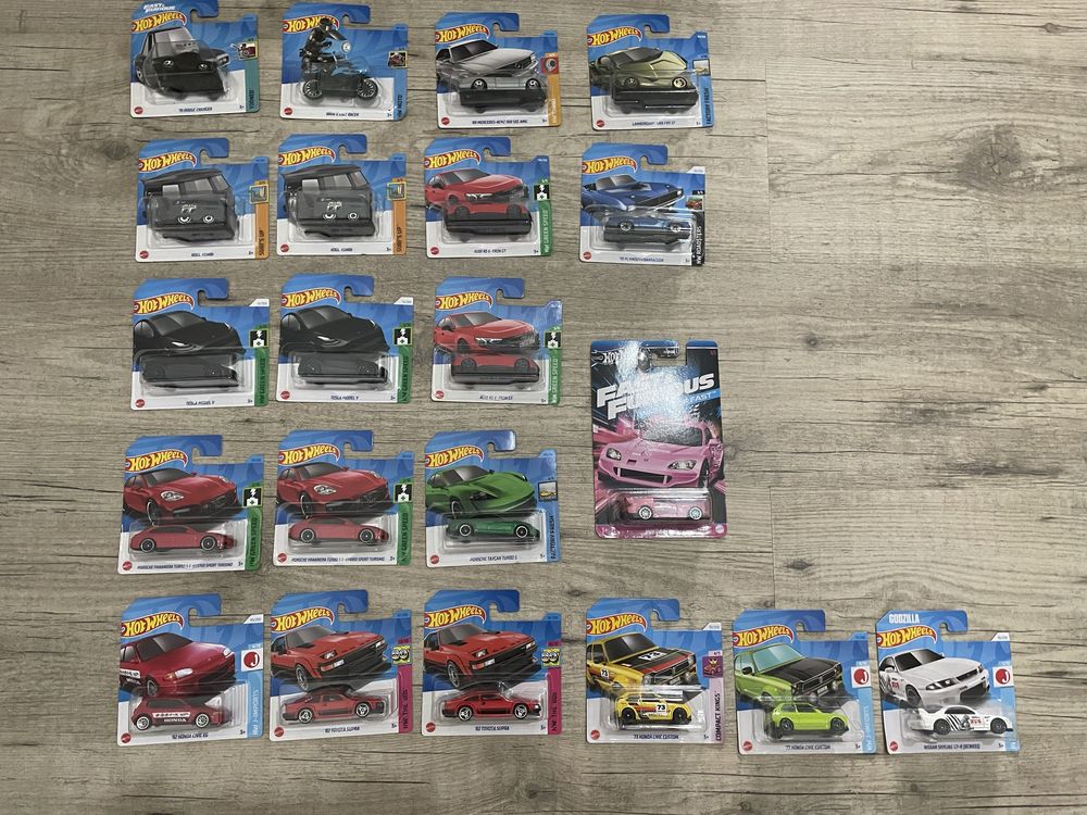 HotWheels BMW - NISSAN - MCLAREN - HONDA - TREASURE HUNT