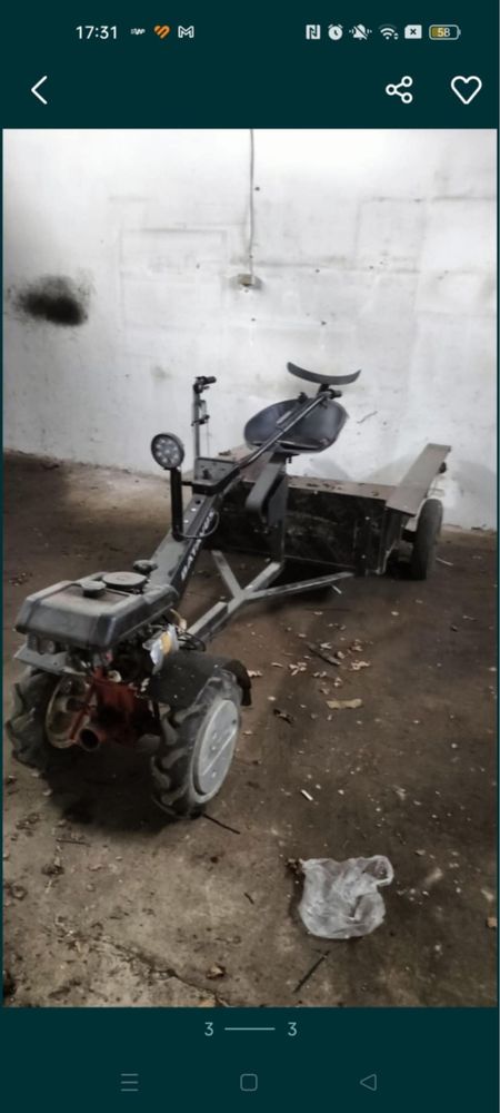 Traktorek  mocny dzik