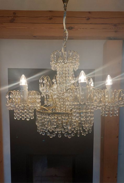 Żyrandol kryształowy