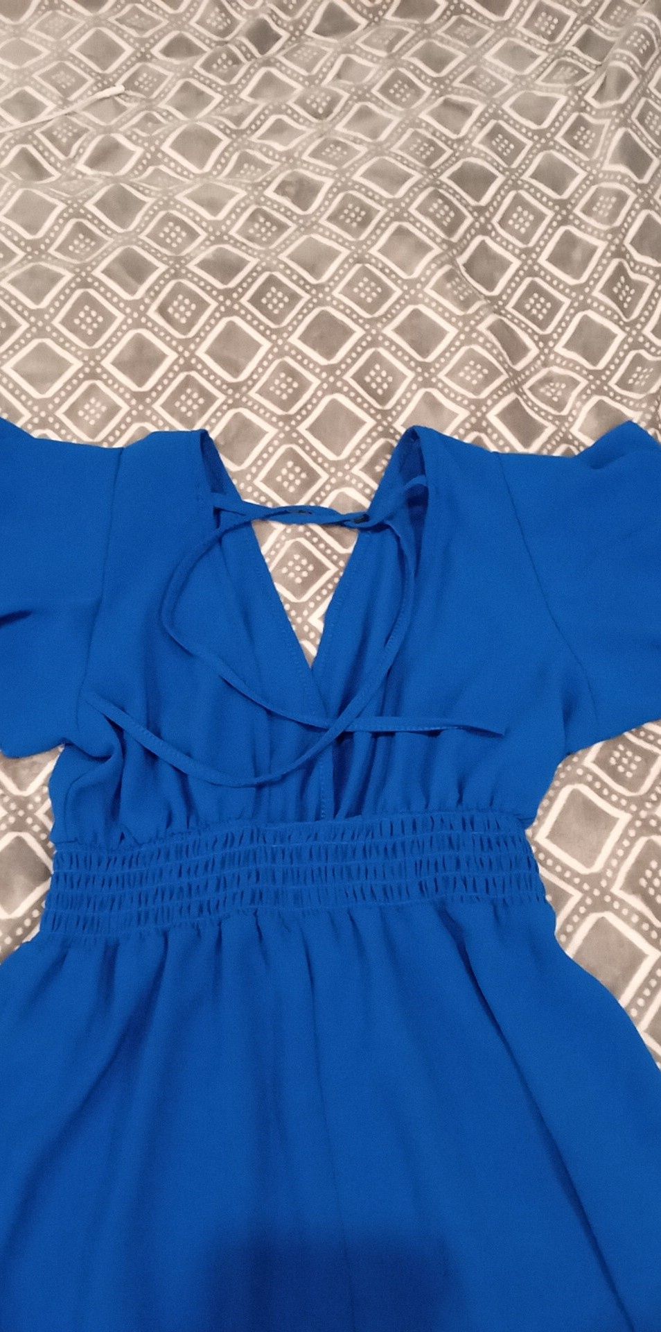 Sukienka chabrowa maxi