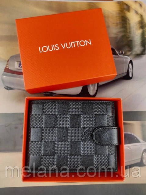 Кожаный мужской кошелек Louis Vuitton Луи Витон гаманець чоловічий