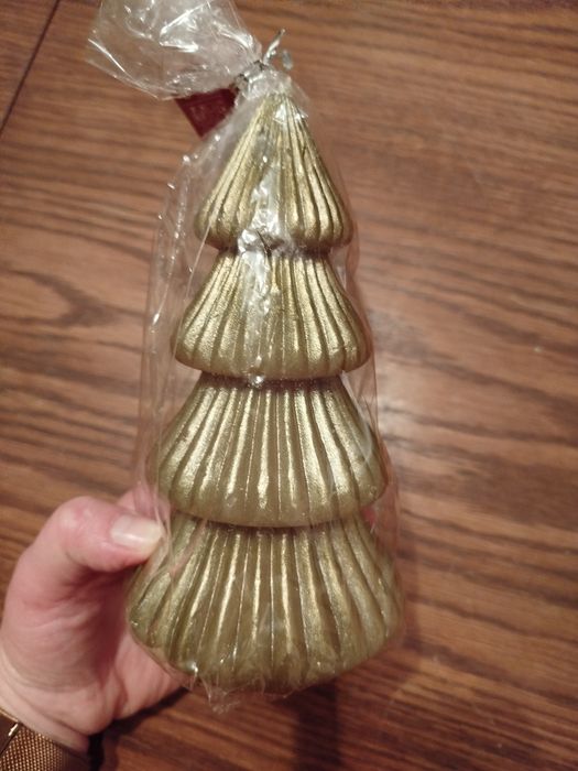 Świeczka w kształcie choinki